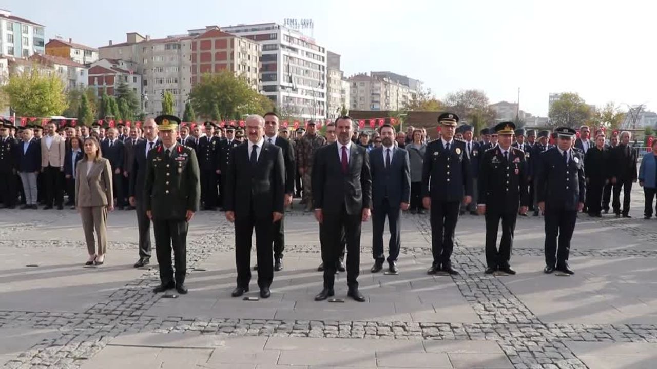 Elazığ'da Ulu Önder Mustafa Kemal Atatürk Anıldı