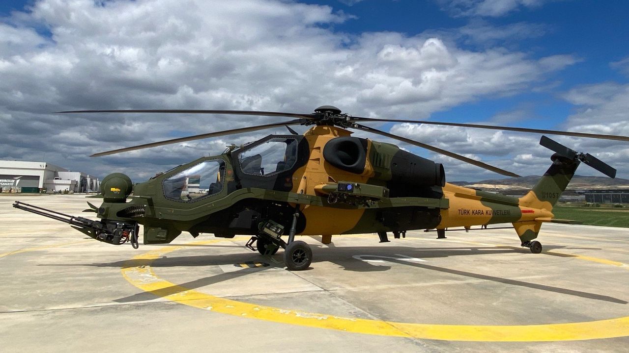 Nijerya'da Test Edilen Türk Yapımı T129 ATAK Helikopterleri