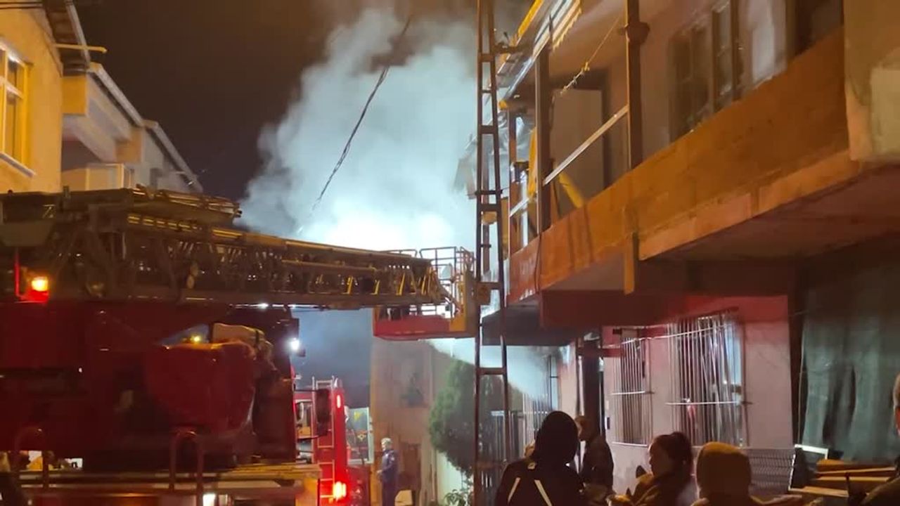 İstanbul Beykoz'da Çıkan Yangına Müdahale Edildi