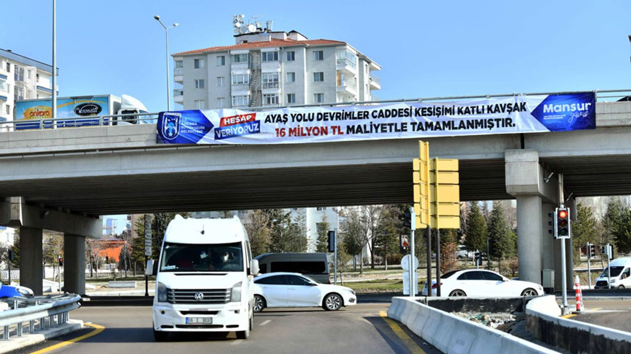 Ankara’da 5 Yılda 17 Köprü ve Kavşak Hizmete Girdi