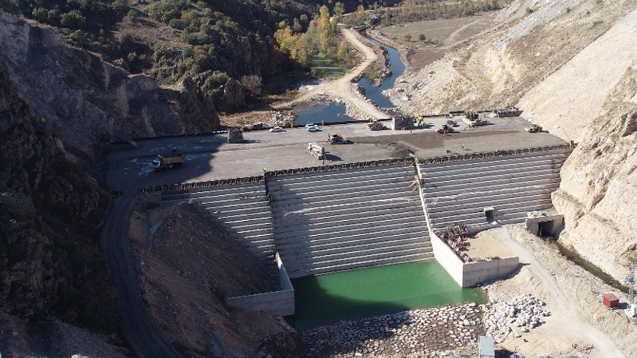 Çankırı’daki Kızlaryolu Barajı’nın Yapımı Devam Ediyor