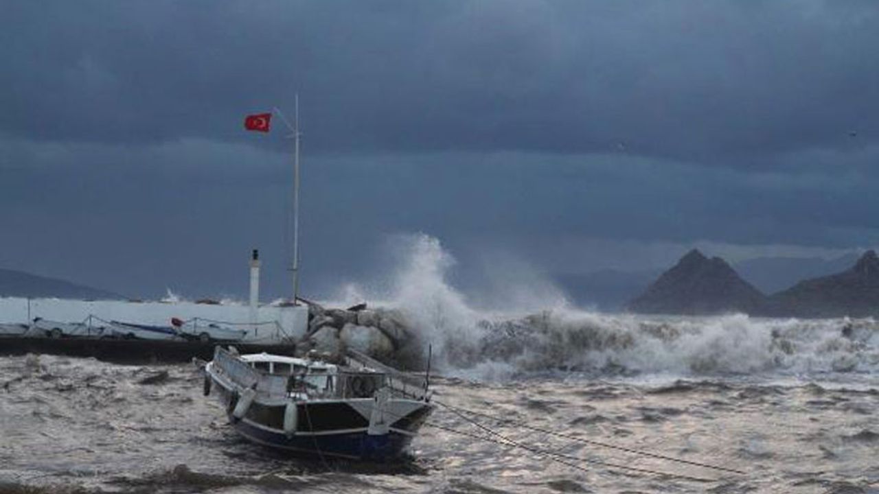 Ege Denizi’nde 9 ve 10 Ocak'ta Fırtına Uyarısı