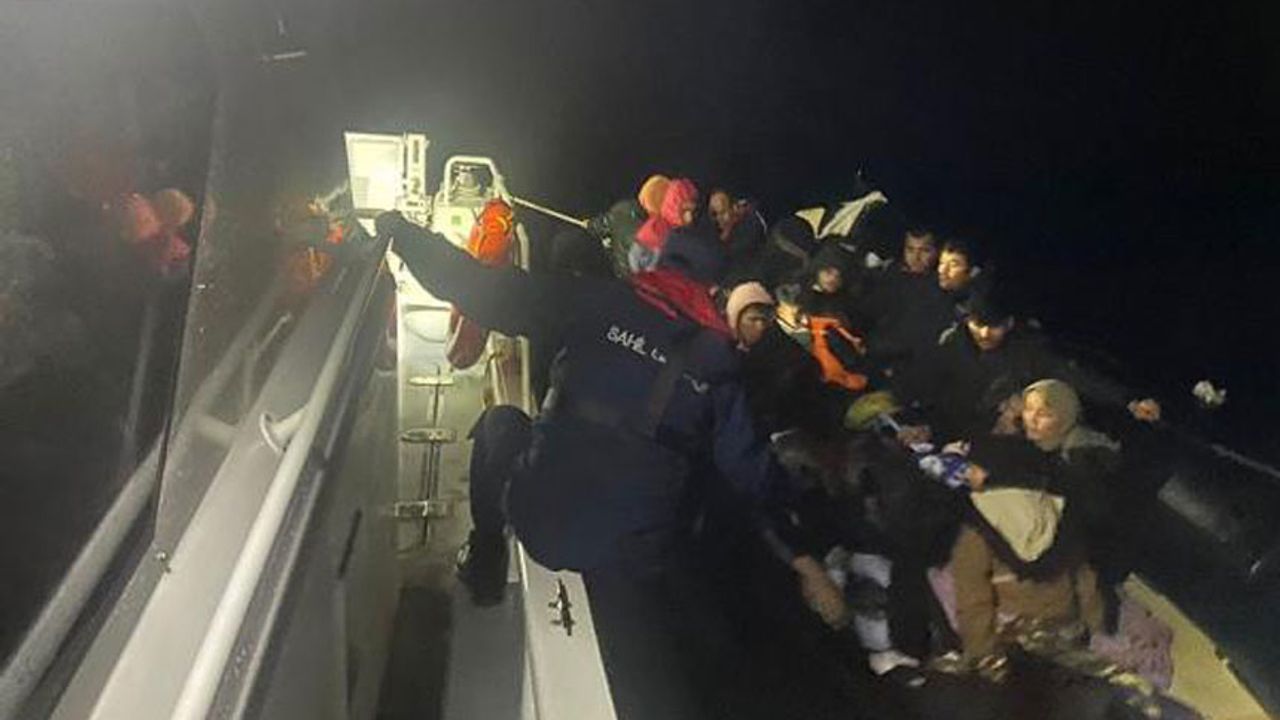 Bodrum Açıklarında Toplam 58 Göçmen Kurtarıldı