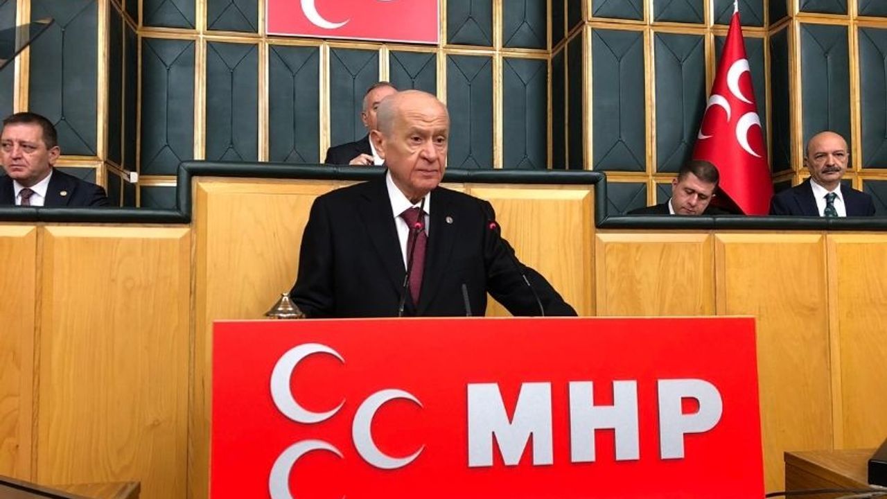MHP Grup Toplantısında, Bahçeli'nin Konuşması Dikkat Çekti