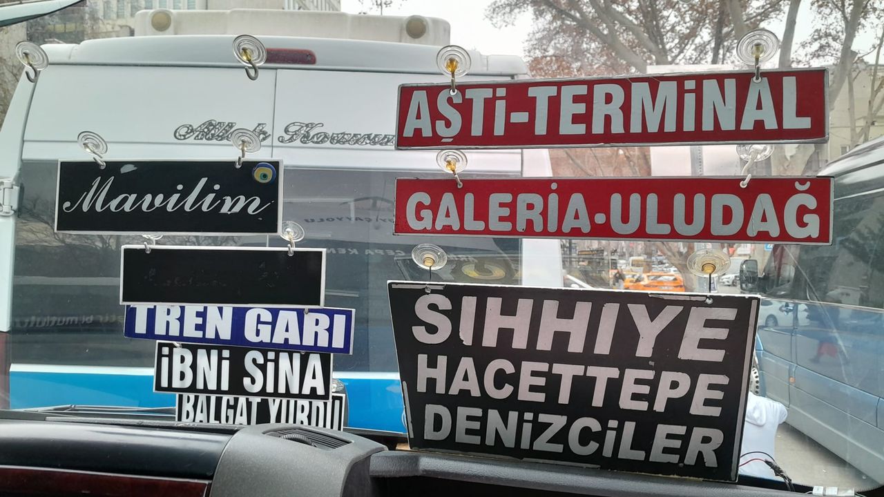 Ankara'da Minibüsçüler Sorunlarla Mücadele Ediyor