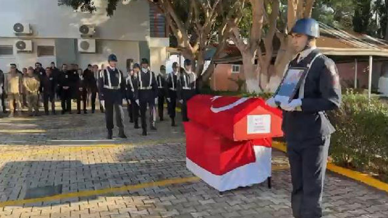 Hatay Merkez Karakol Komutanı için Cenaze Töreni