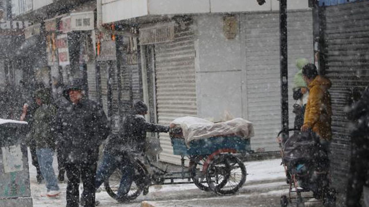 Van'da Kar Yağışı Etkisini Gösterdi