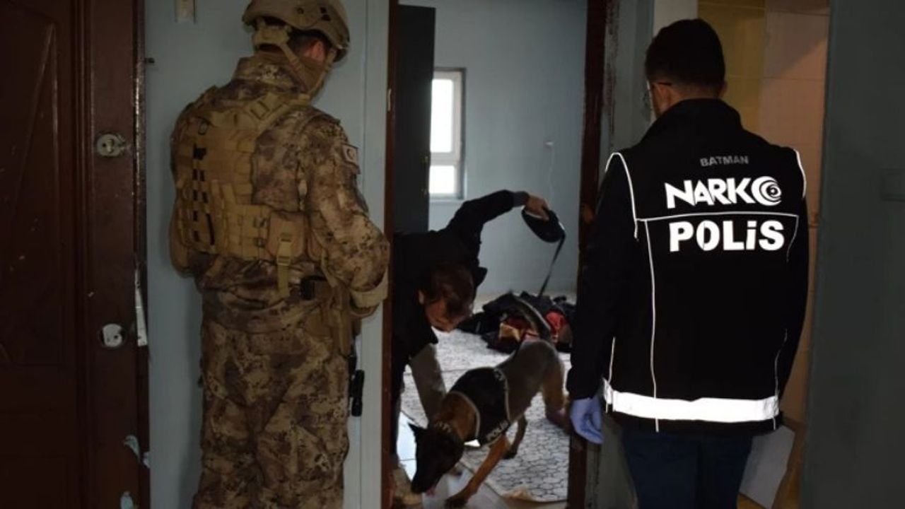 Batman’da 5 Adrese Eş Zamanlı Uyuşturucu Baskını: 5 Tutuklama