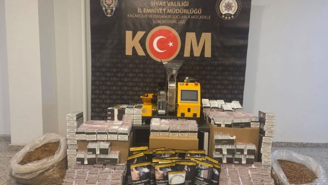 Sivas'ta Kaçakçılık Operasyonu: 4 Gözaltı