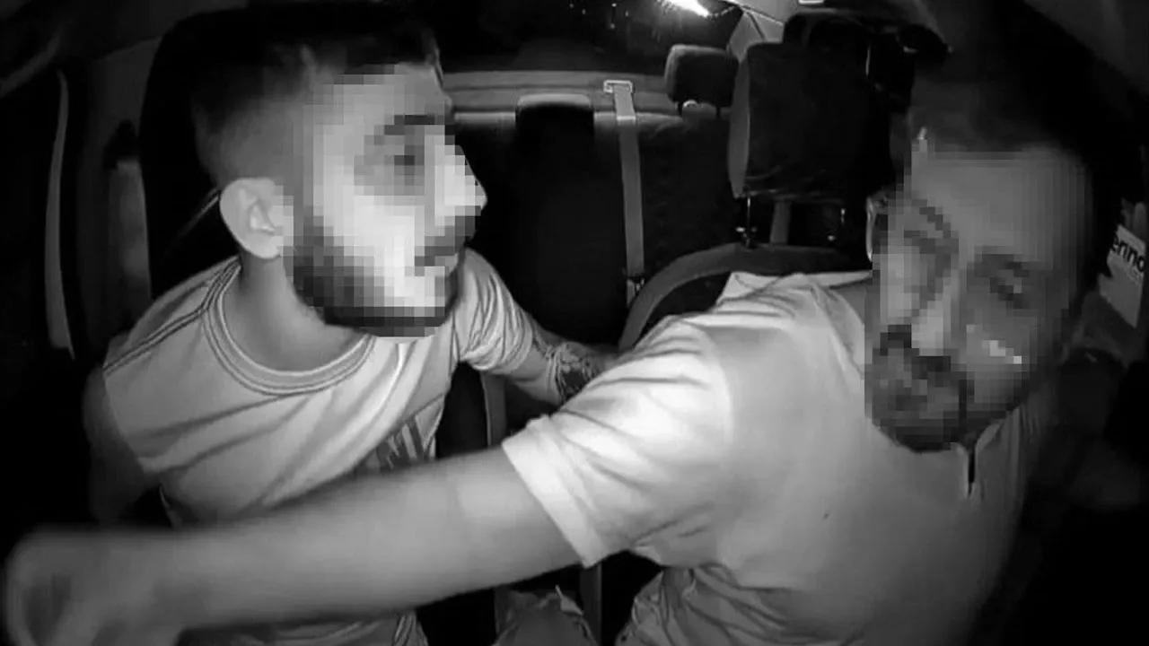 Taksiciye Yumruklu Saldırı Kamerada! Saldırgan Tutuklandı