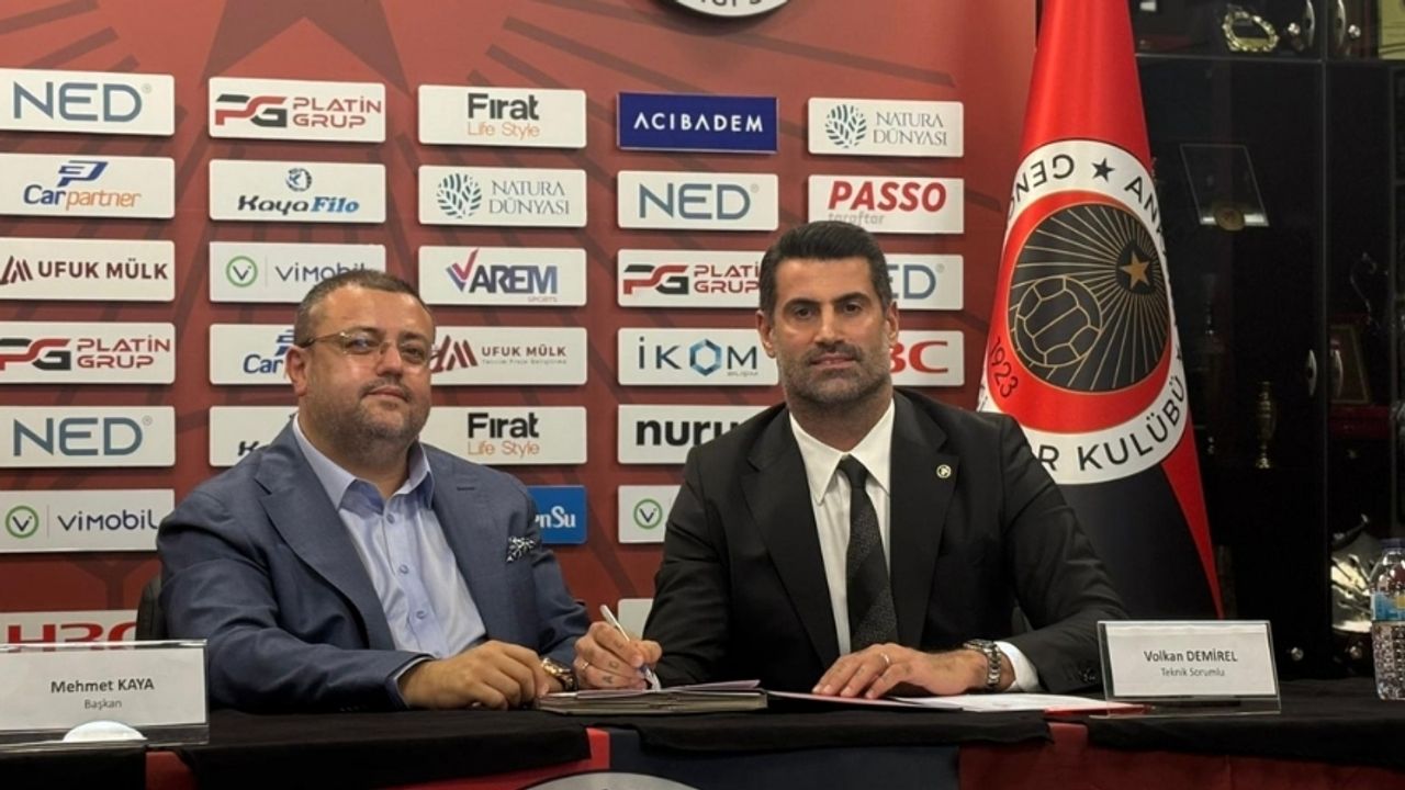 Gençlerbirliği Volkan Demirel’e Emanet! Resmen Göreve Başladı