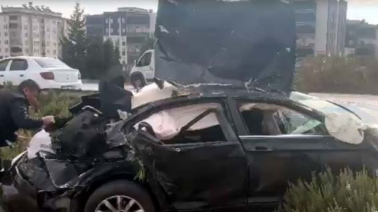 Gaziantep’te Otomobil Takla Attı 1 Ölü, 4 Yaralı