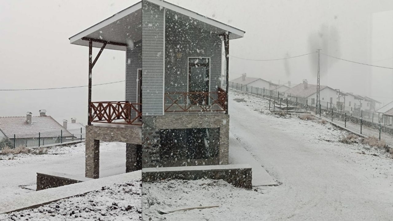 Ankara'ya İlk Kar Düştü: Beypazarı Beyaza Büründü