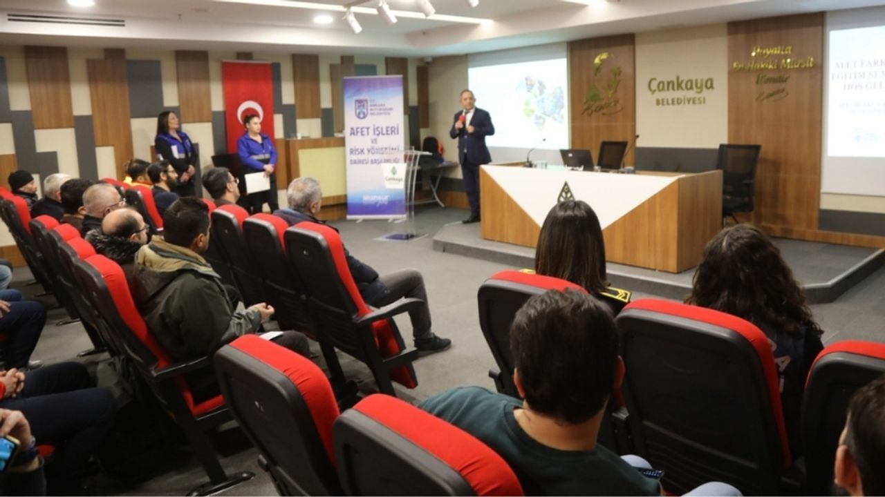 Çankaya Belediyesi Personeline ABB’den Afet Farkındalık Eğitimi