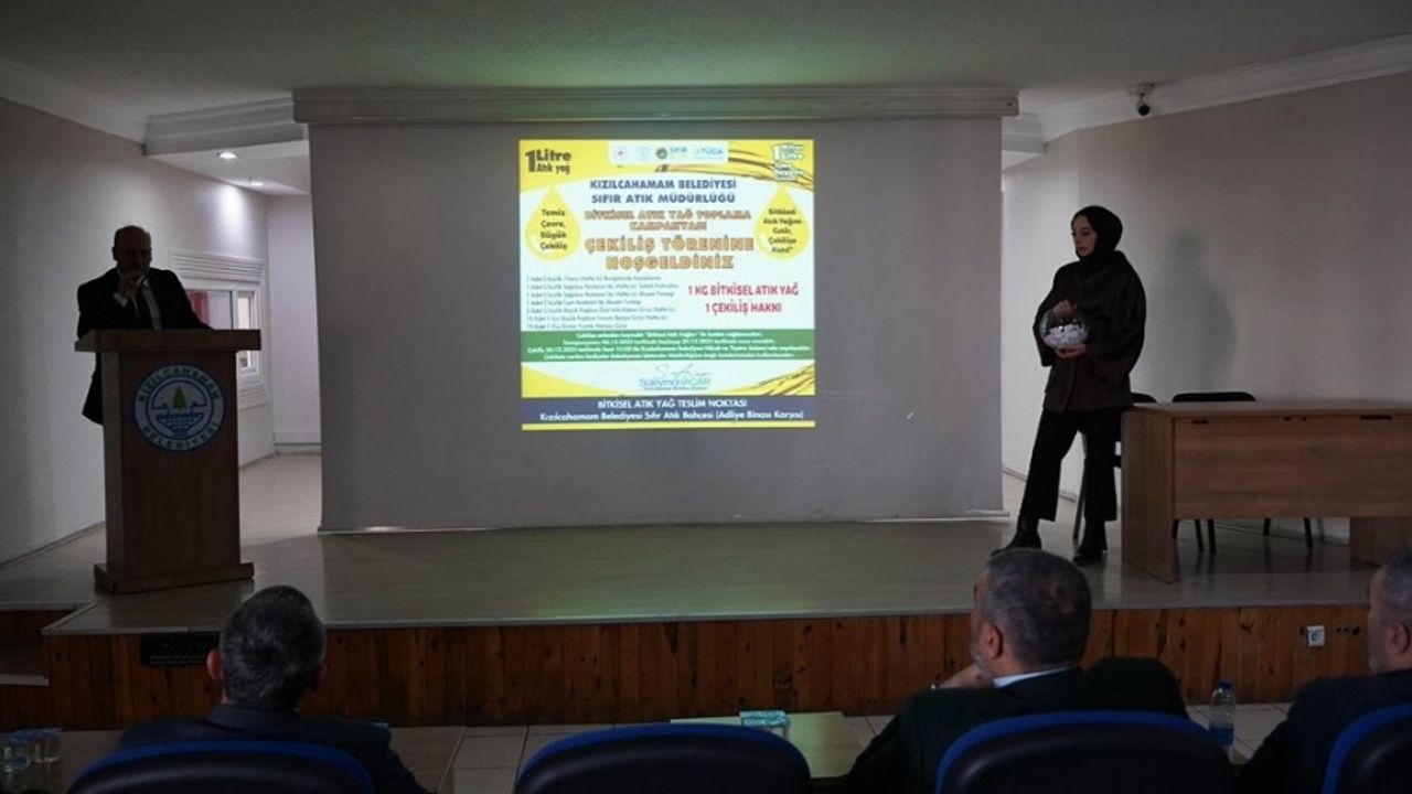 Kızılcahamam’da Atık Yağlar Ödüle Dönüştü