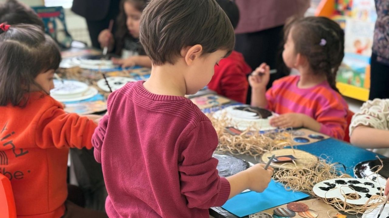 Sincanlı Minikler Lavanta Kreşi’nde Uzayla Tanıştı