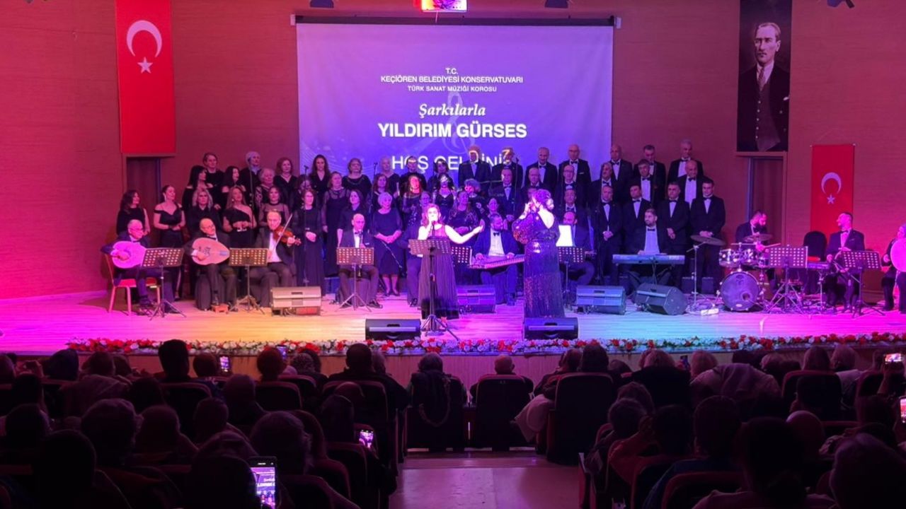 Yıldırım Gürses Şarkıları Keçiören’de Yankılandı