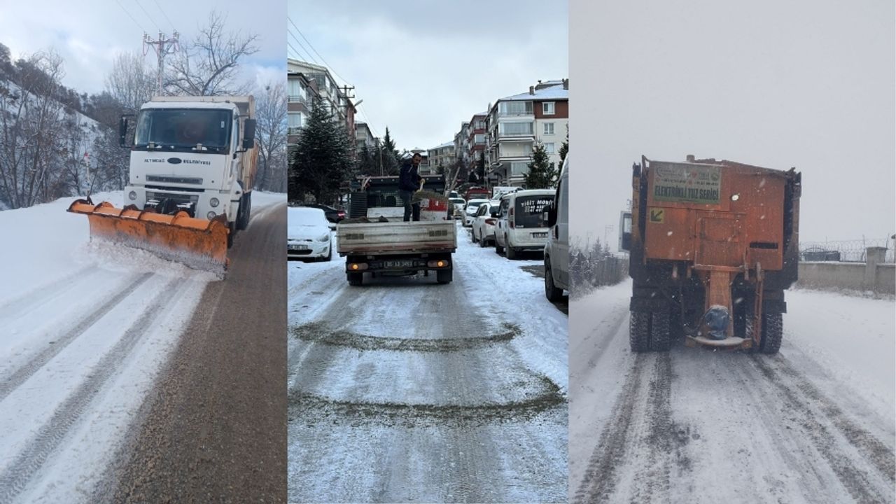 Altındağ'da Kar Mesaisi: Belediye Ekipleri Yollarda