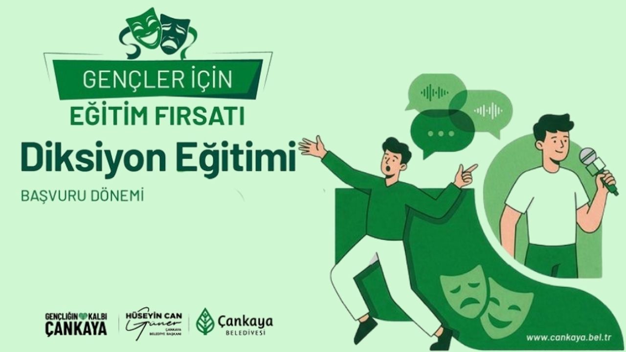Çankaya Gençlik Merkezi’nde Ücretsiz Diksiyon Eğitimi Fırsatı