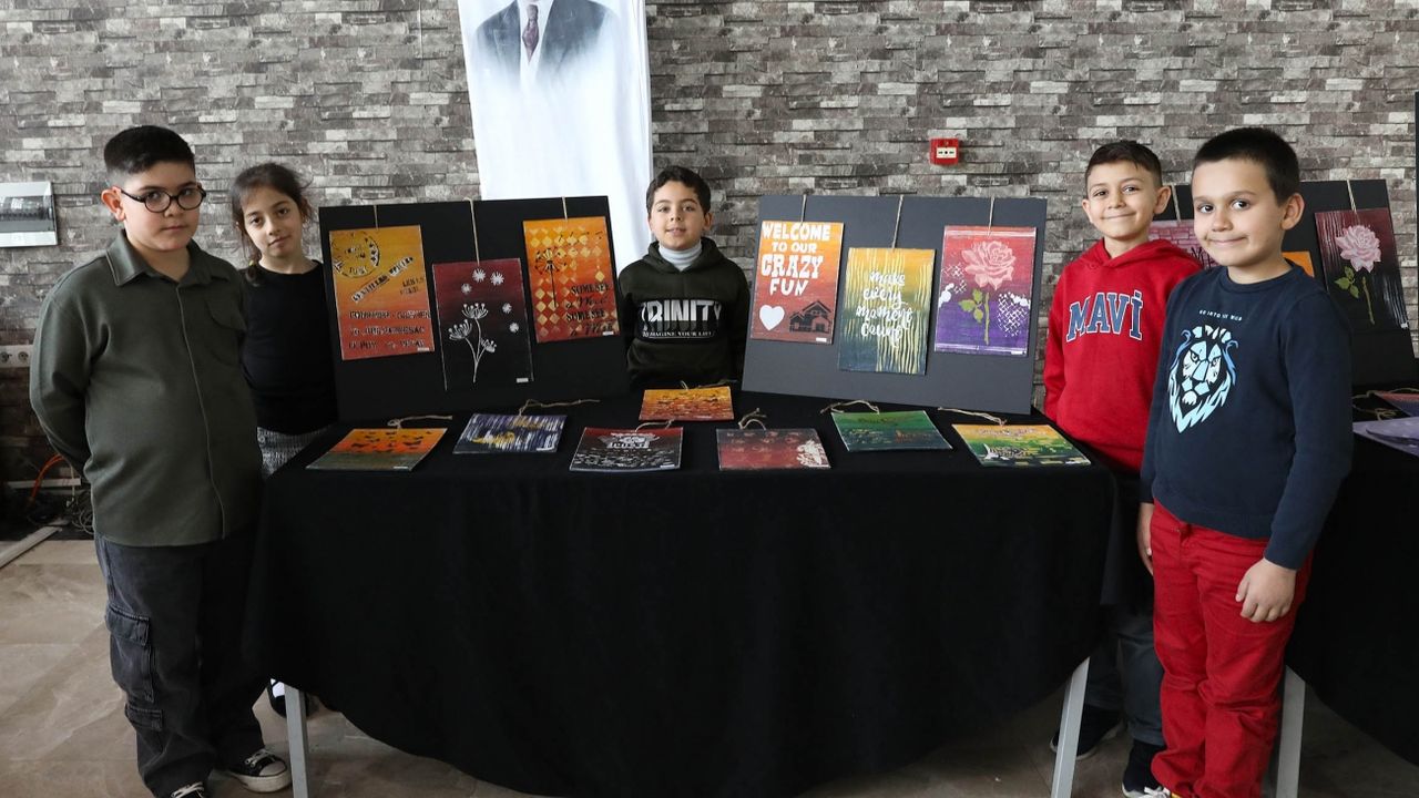 ÇEM’li Miniklerin Sanat Çalışmaları Keçiören’de Görücüye Çıktı