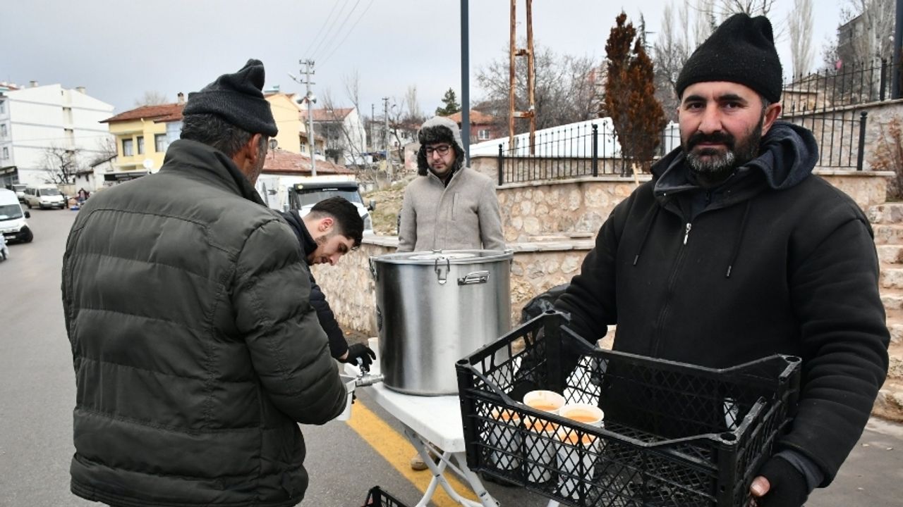 Haymana'da Pazar Esnafına Sıcak Çorba İkramı