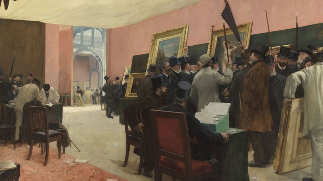 Resim Jürisi Oturumu Tablosu: 19. Yüzyılın Gizli Sanat Dünyası