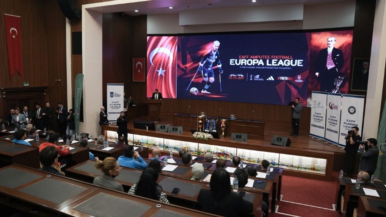 Ankara'da Ampute Futbol Avrupa Ligi için Kuralar Çekildi