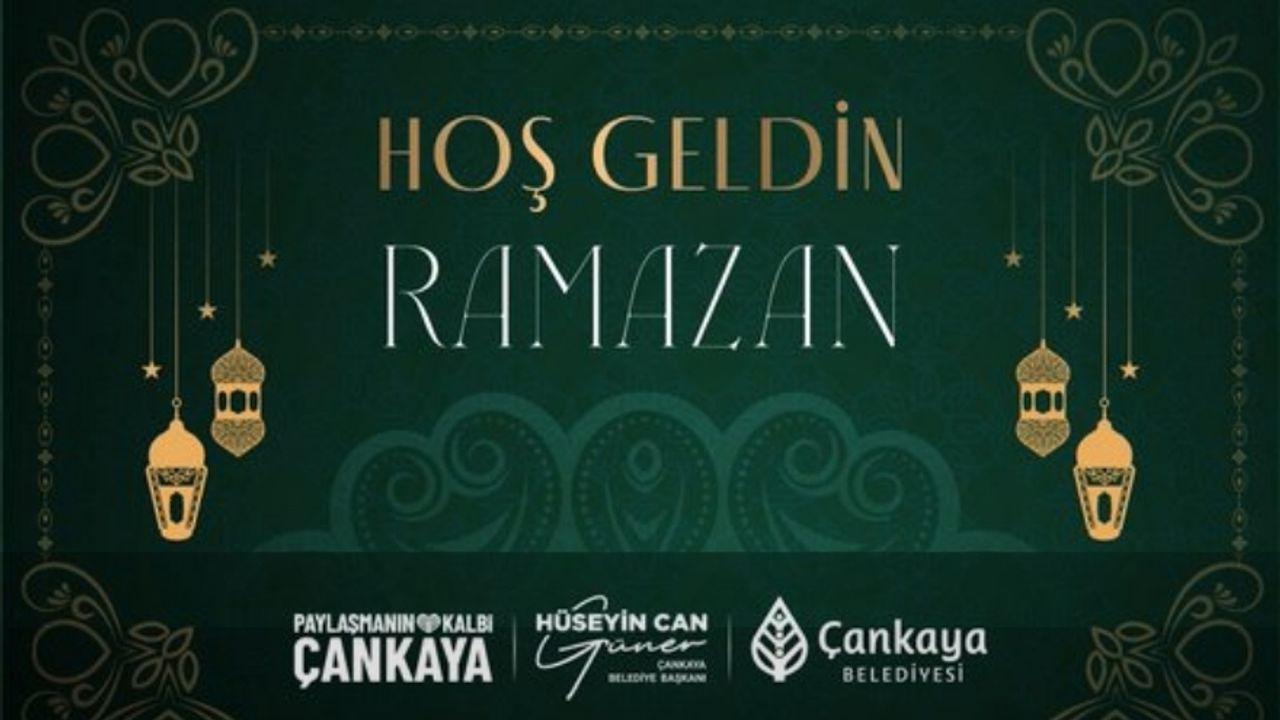 Çankaya'da İftar Çadırları ve Çorba İkramları Bugün Başlıyor