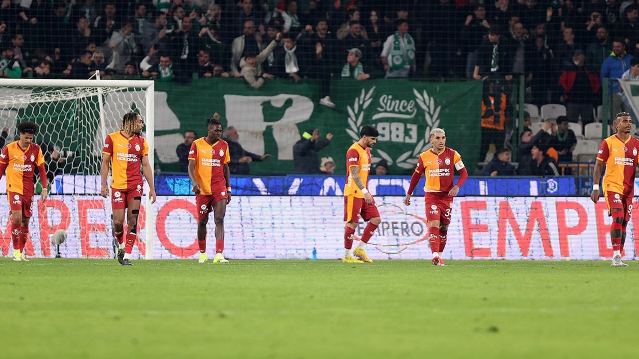 Galatasaray Konya'dan Puansız Döndü, Zirve Yarışında "Yara" Aldı