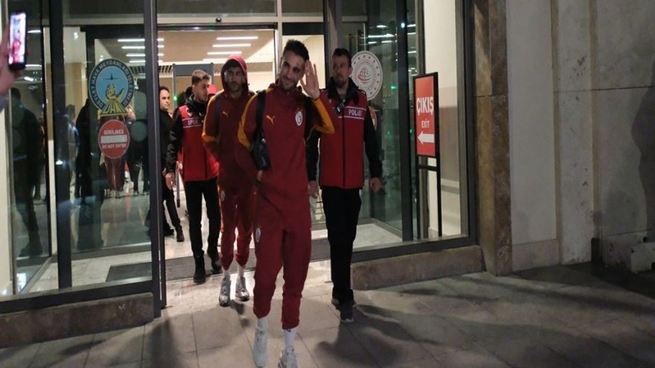Galatasaray Rizespor Maçı için Rize’ye Geldi