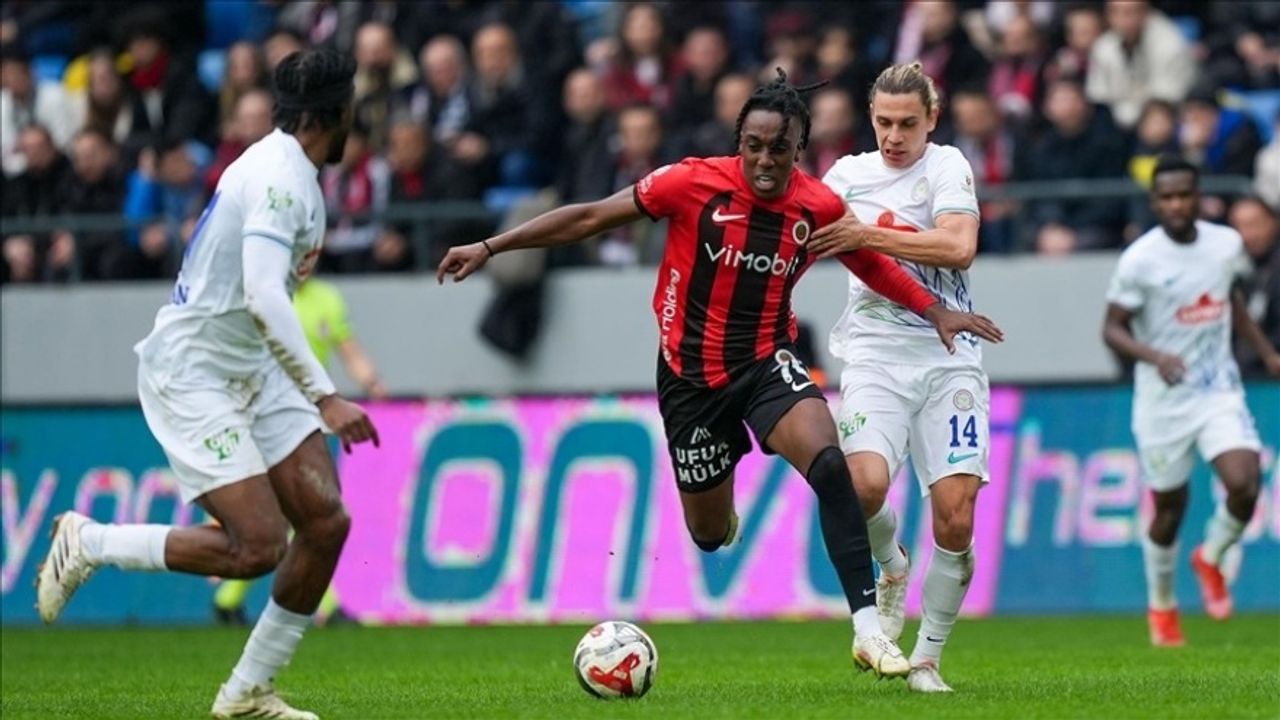 Gençlerbirliği Başkentte Rizespor ile 2-2 Berabere Kaldı
