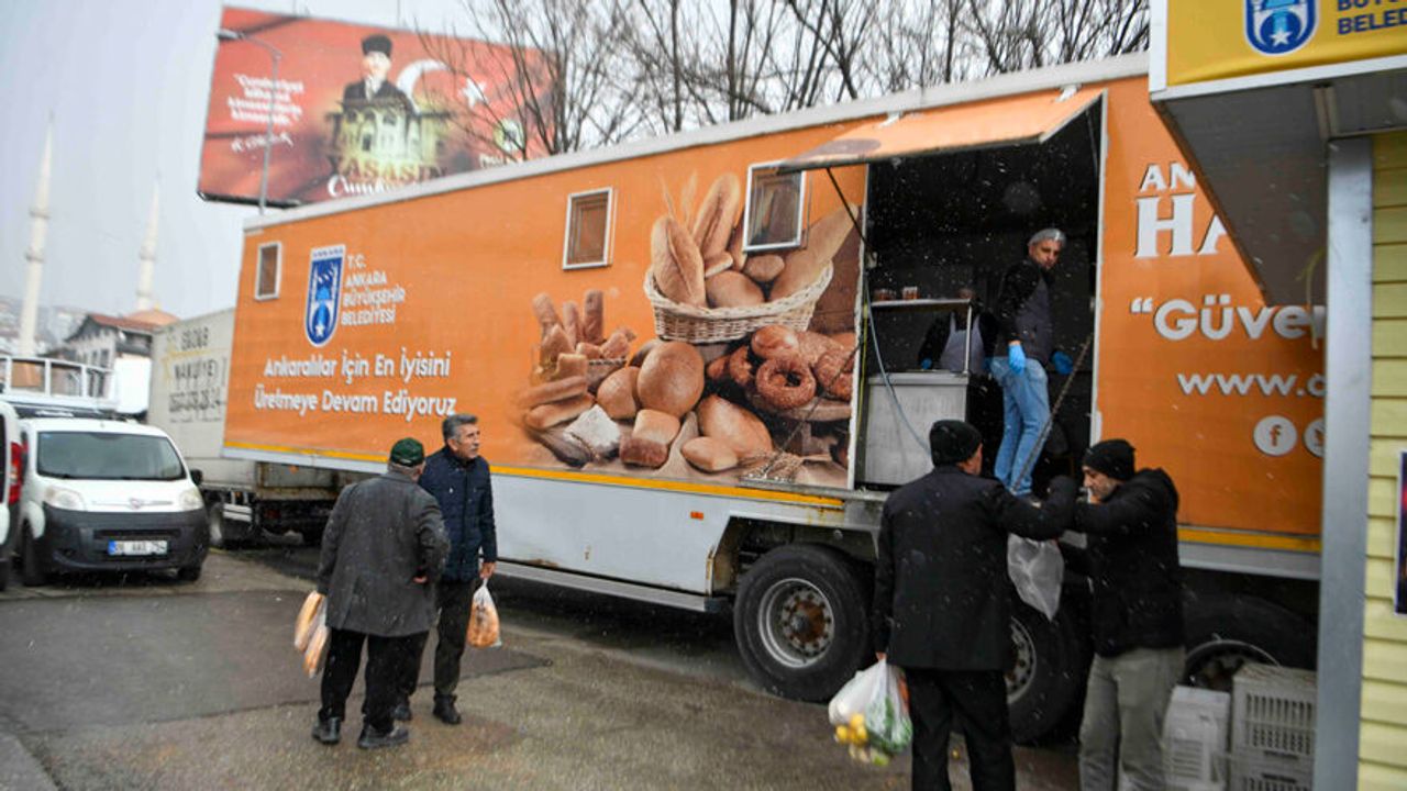 Ankara Halk Ekmek Mobil Fırınının Yeni Durağı Şentepe