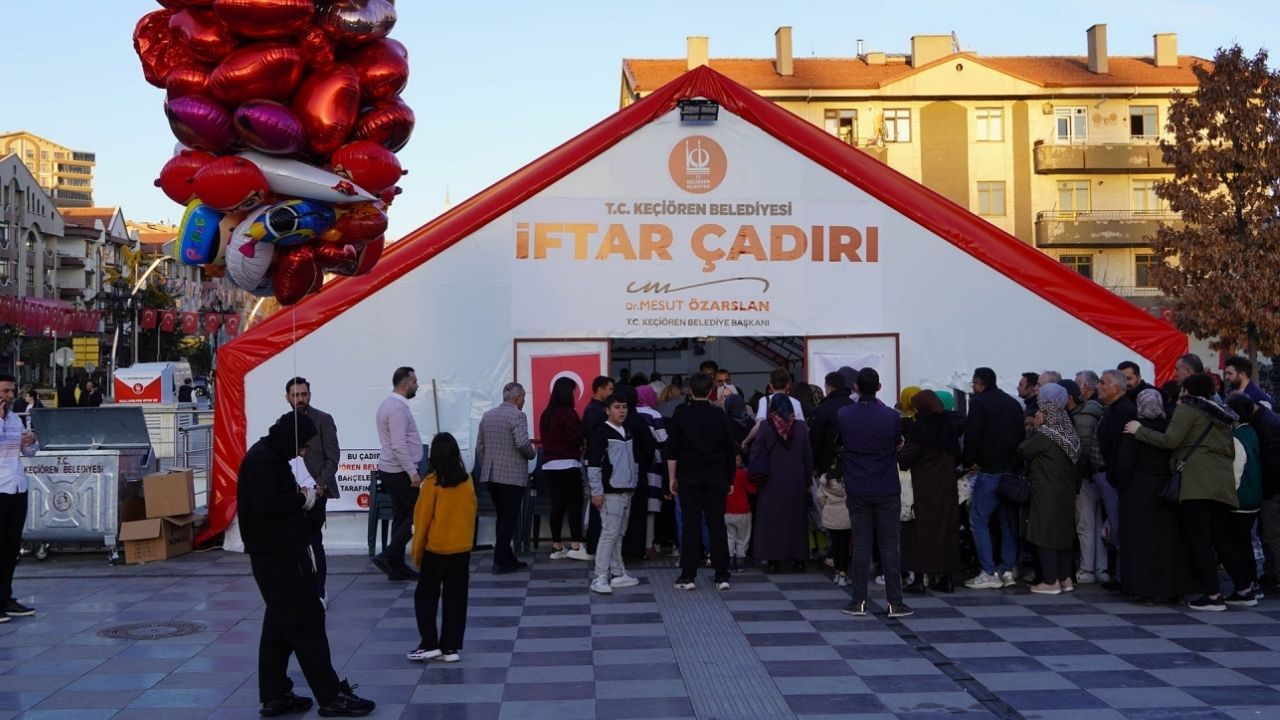 Keçiören Belediyesi, Ramazan Ayında 15 Ayrı İftar Çadırı Kuracak
