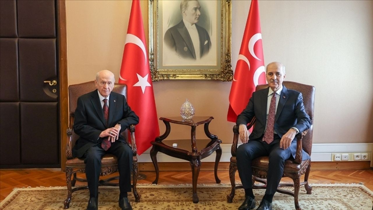 TBMM Başkanı Kurtulmuş’tan Bahçeli’ye Teşekkür Ziyareti