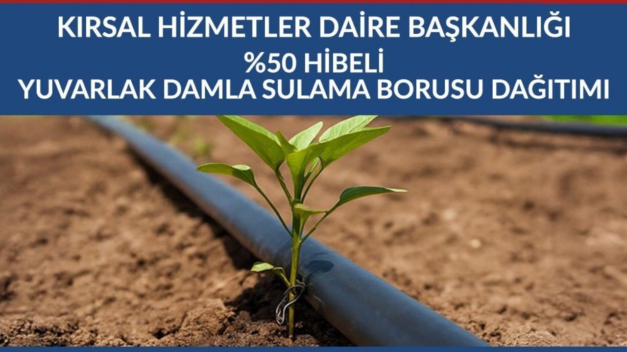 Ankara Büyükşehir Belediyesi'nden Çiftçiye Yüzde 50 Hibeli Sulama Desteği