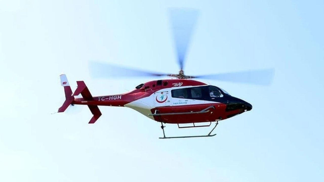 Kalp Hastası Kadın Ambulans Helikopterle Ankara’ya Sevk Edildi