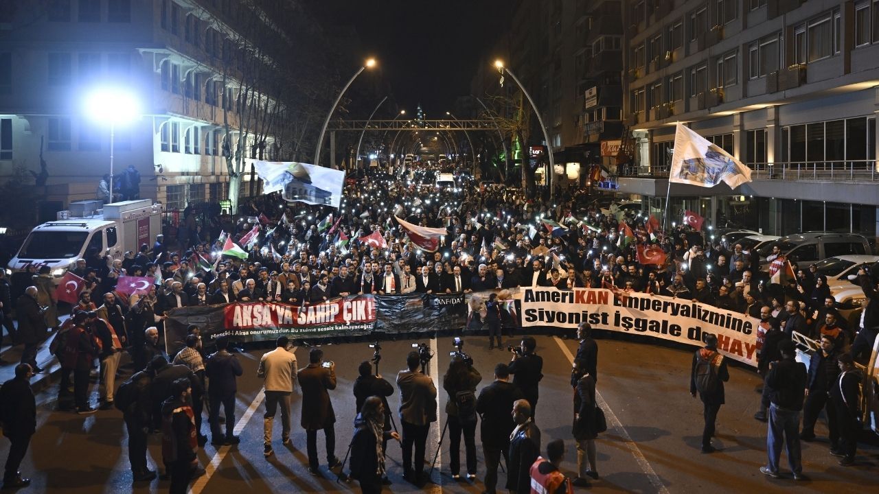 Başkentliler Mescid-i Aksa için Tek Yürek Oldu