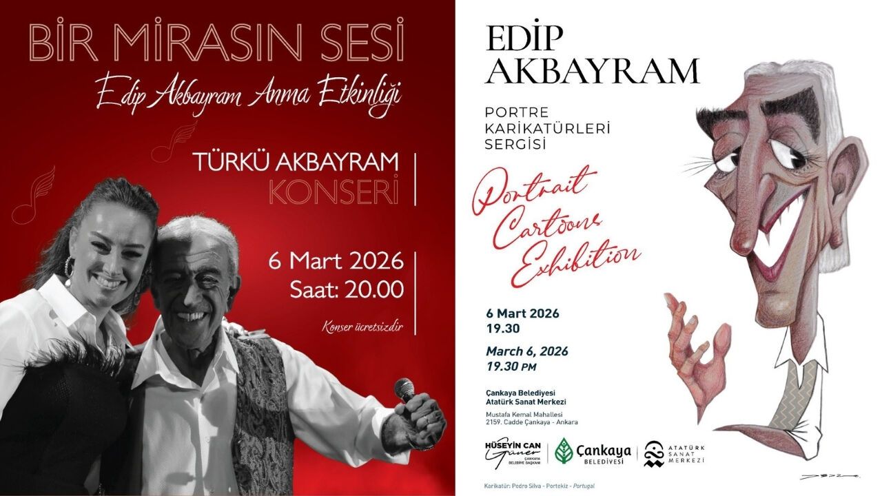 Ankara’da Edip Akbayram Ücretsiz Konser ve Sergiyle Anılıyor