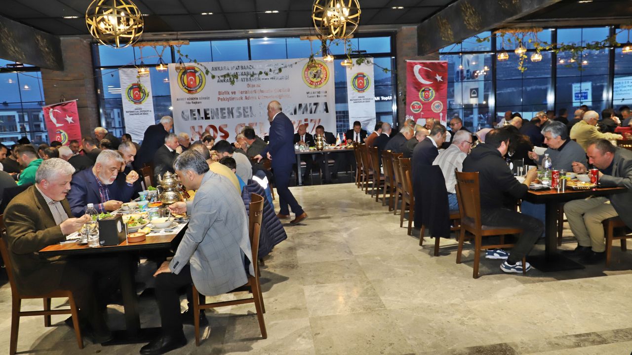 Ankaralı Matbaacıların İftarında Birlik ve Dayanışma Mesajı