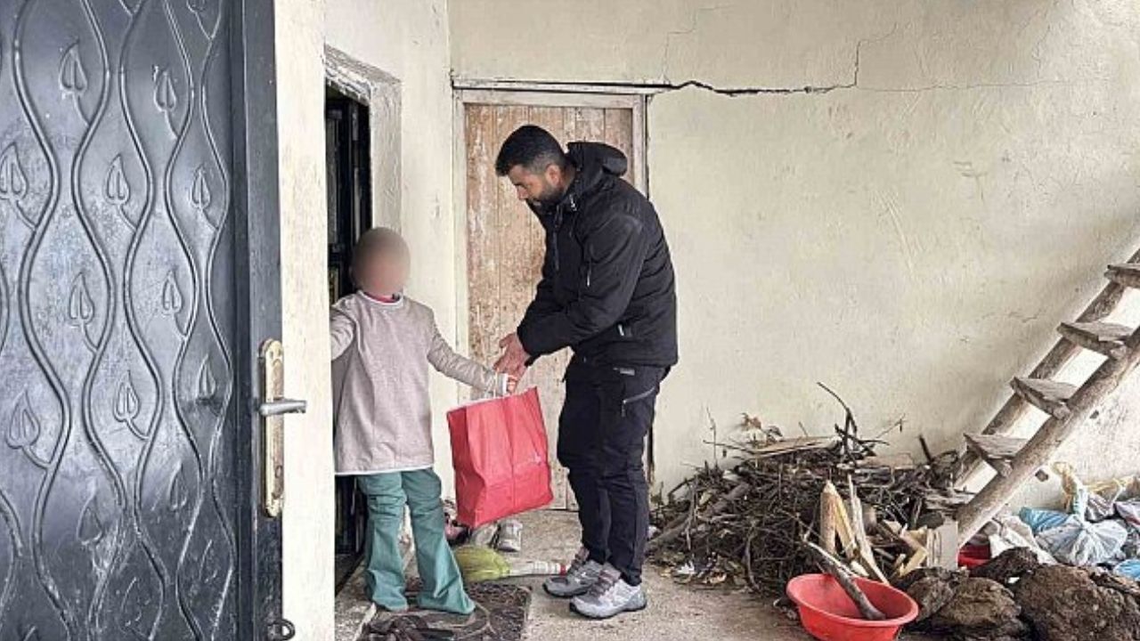 Ankaralı Polis Memurundan Şırnak’taki Ailelere Bayram Yardımı