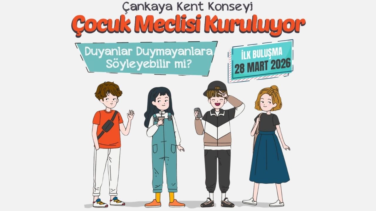 Çankaya’da Çocuk Meclisi Başladı: İlk Toplantı 28 Mart’ta