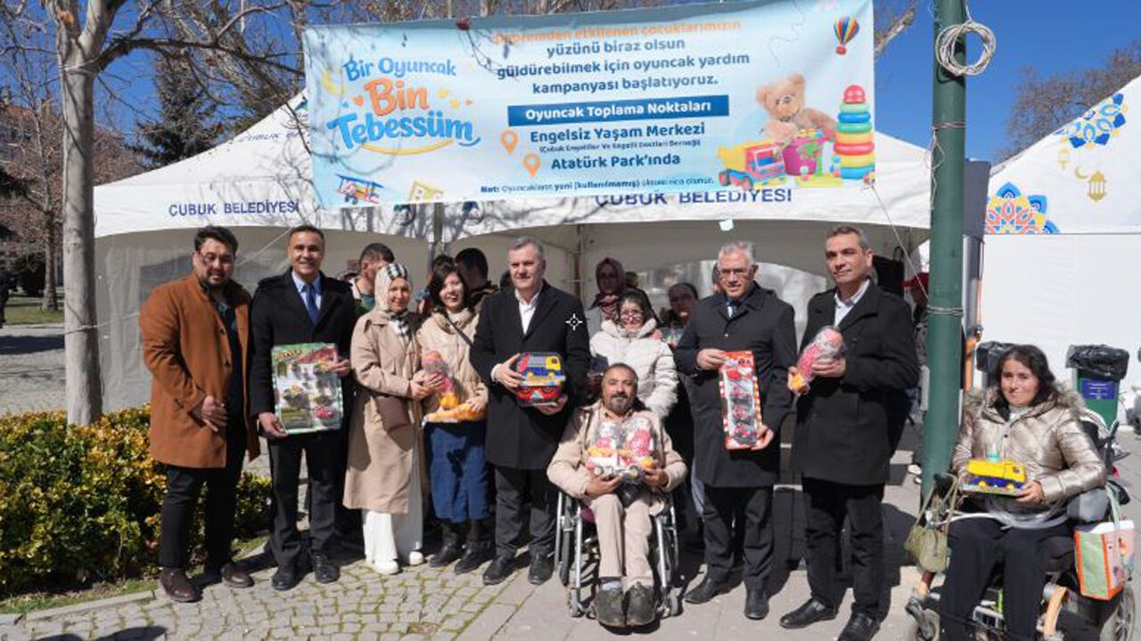 Çubuk’ta Depremzede Çocukların Yüzünü Güldürecek Kampanya