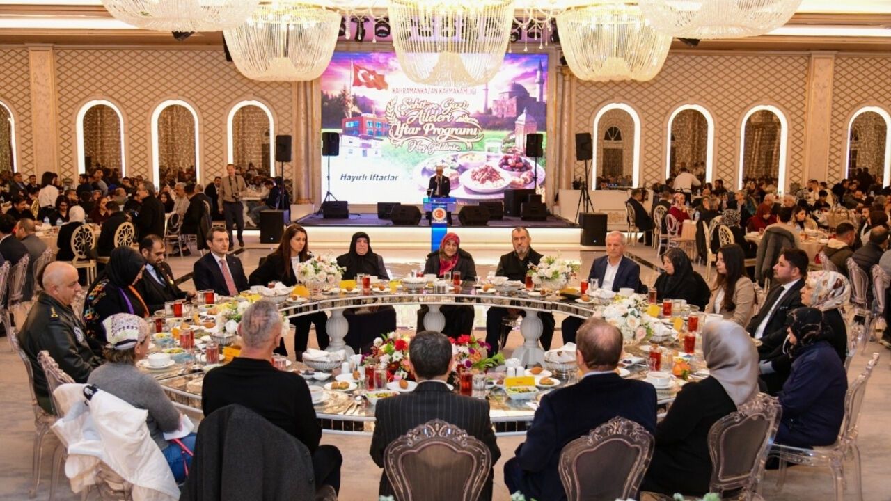 Kahramankazan’da Şehit Aileleri ve Gaziler İftar Sofrasında Buluştu