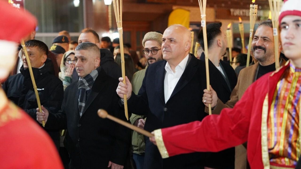 Kızılcahamam'da Fener Alayına Yoğun İlgi