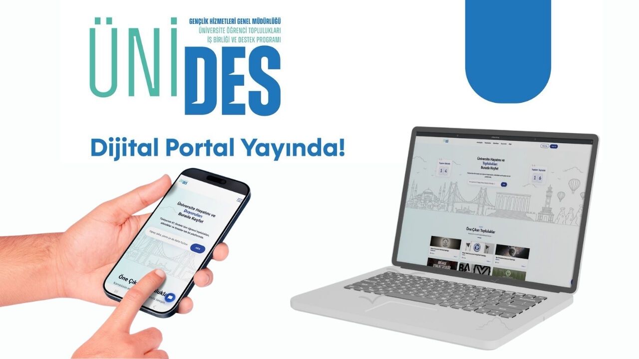 ÜNİDES Dijital Portal Yayında! Öğrenci Toplulukları Birleşiyor