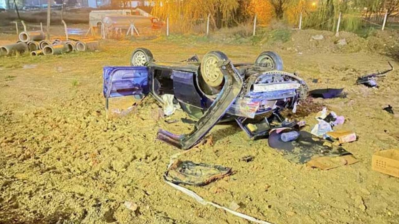 Yenimahalle'de Kontrolden Çıkan Otomobil Takla Attı: 1 Ölü