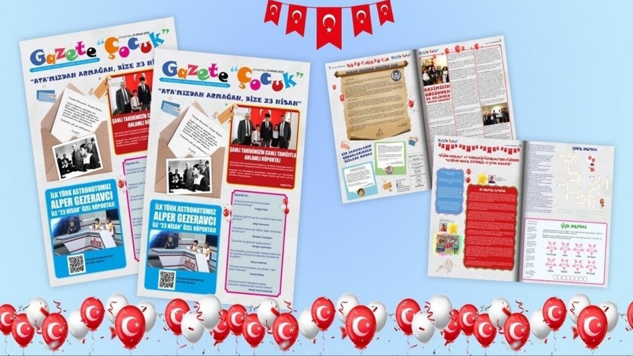 MEB’in 23 Nisan Özel Yayını Gazete Çocuk 3’üncü Sayı Çıktı