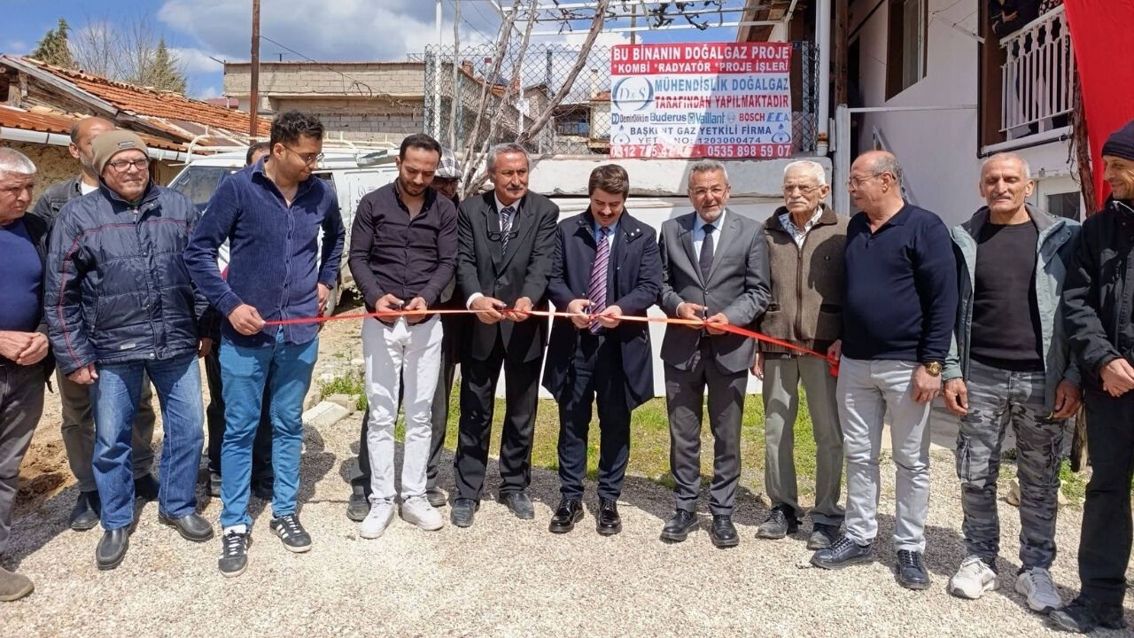 Nallıhan Atça Mahallesi’nde Doğal Gaz Açılışı Yapıldı