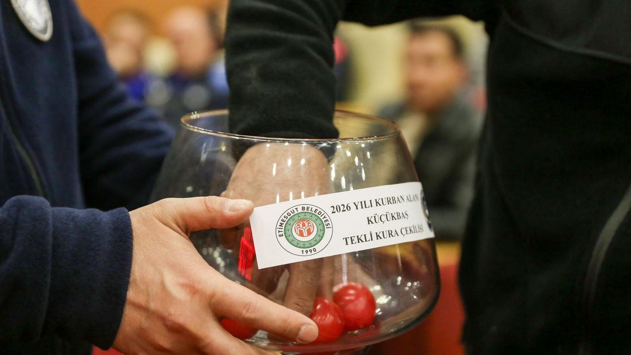 Etimesgut’ta Kurban Hazırlıkları Başladı: Satış Çadırları için Kuralar Çekildi