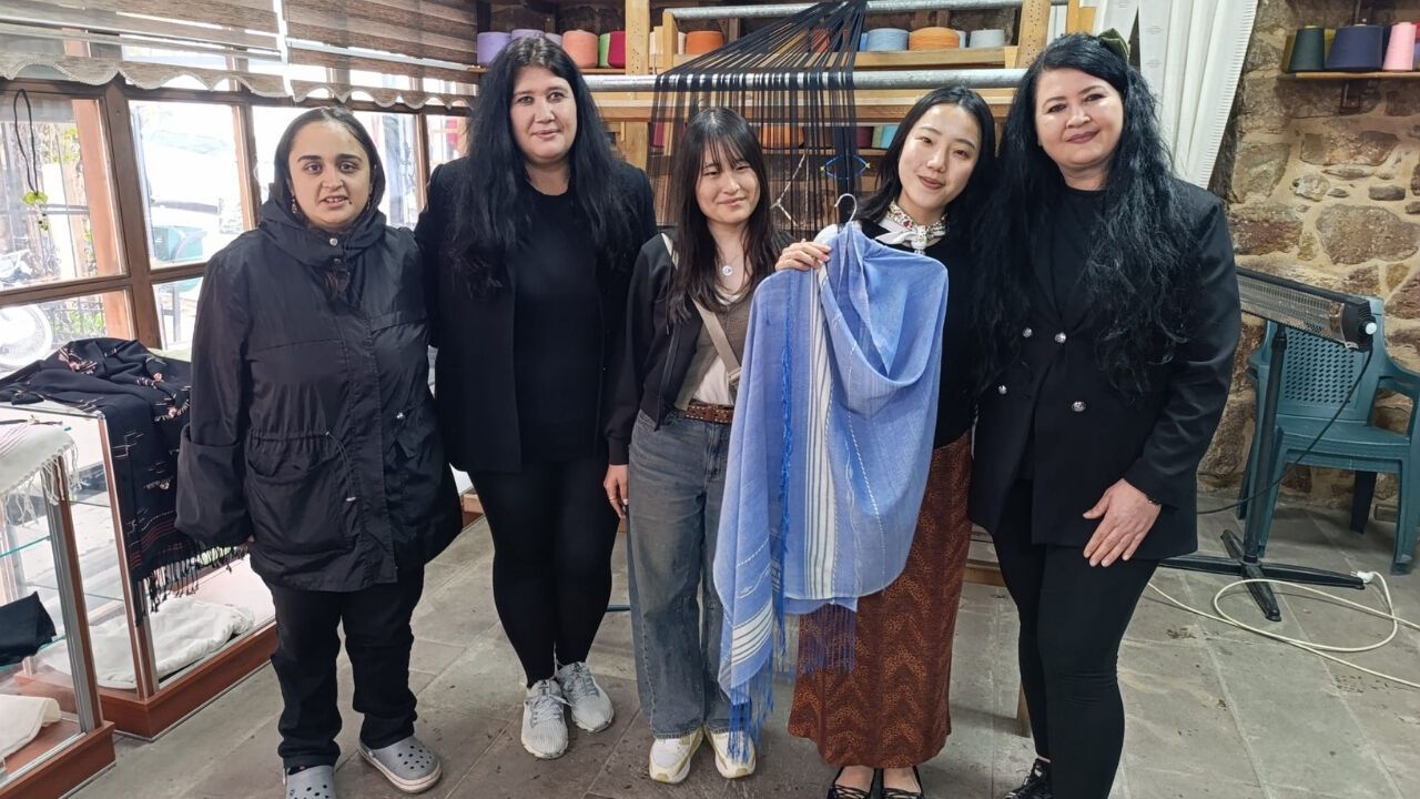 Nallıhan’da İğne Oyası Müzesi Japon Ziyaretçileri Ağırladı